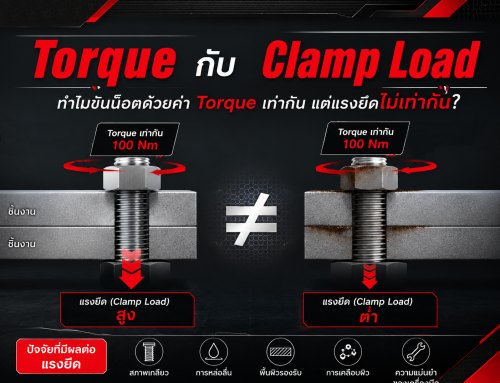 ทำไมขันน็อตด้วยค่า Torque เท่ากัน แต่แรงยึดไม่เท่ากัน?